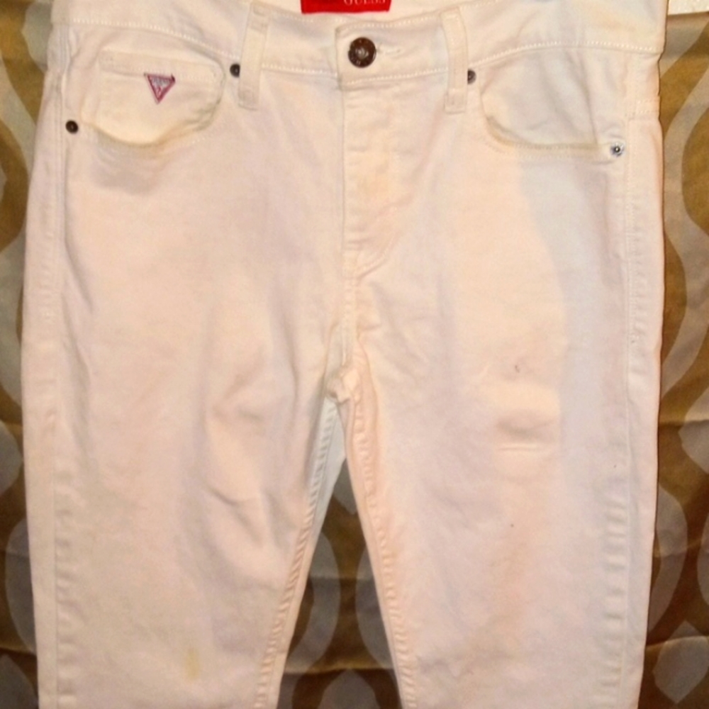 Guess Skinny Jeans for Men White